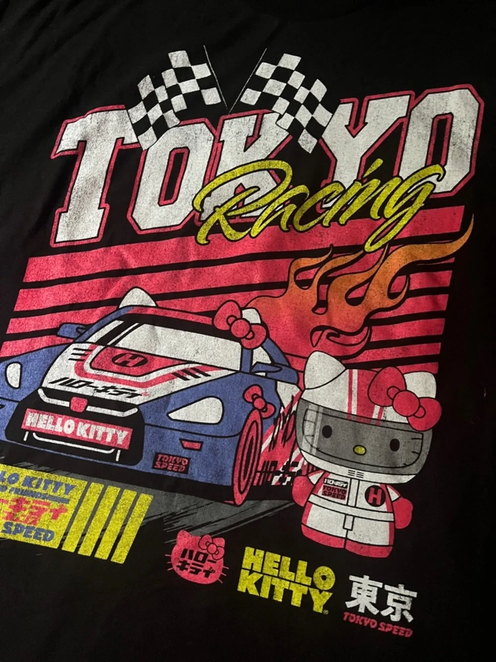 Hello Kitty Tokyo Racing TShirt Size 3XL - Picture 2 of 6